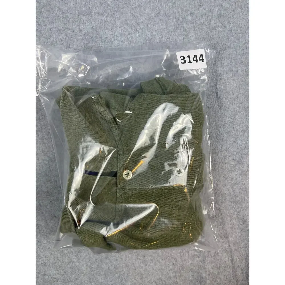 VTG Ralph Lauren Polo Shirt Men's L Green Short Sleeve Preppy Classic‎ Pullover
